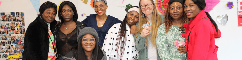 Women for Refugee Women banner