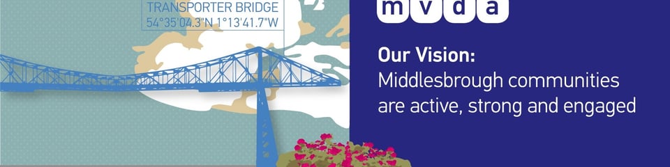Middlesbrough Voluntary Development Agency (MVDA) banner