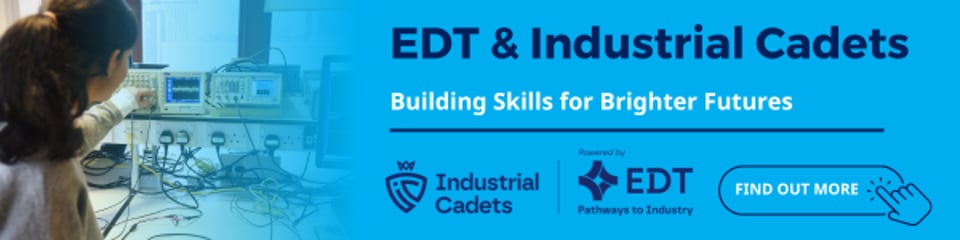 The Engineering Development Trust (EDT) banner