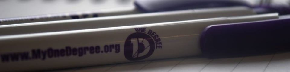 One Degree Mentoring banner