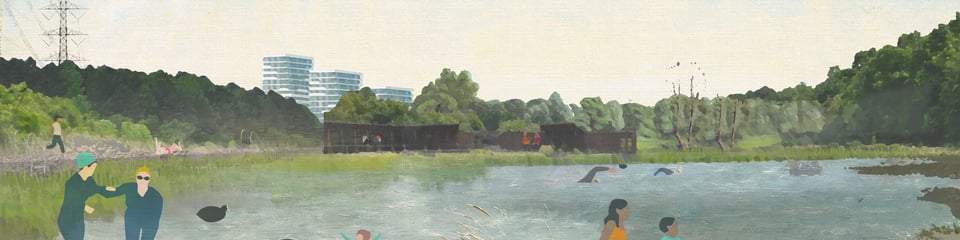 East London Waterworks Park banner