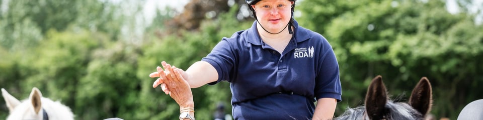 Riding for the Disabled Association (RDA) banner