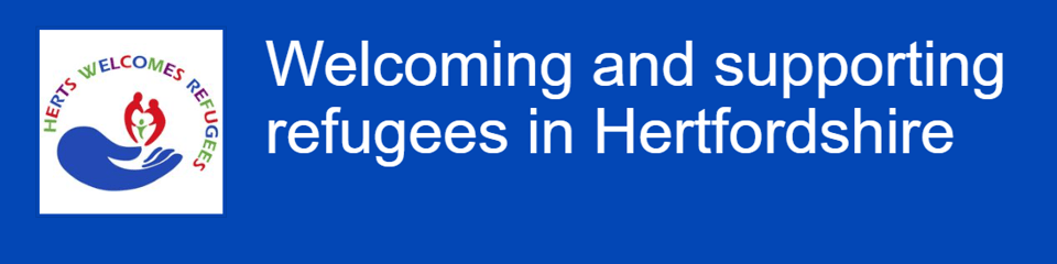 Herts Welcomes Refugees banner