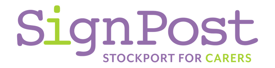 Signpost Stockport for Carers banner