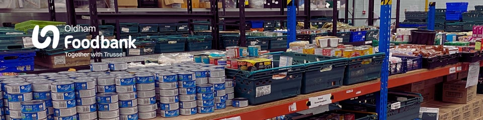 Oldham Foodbank banner