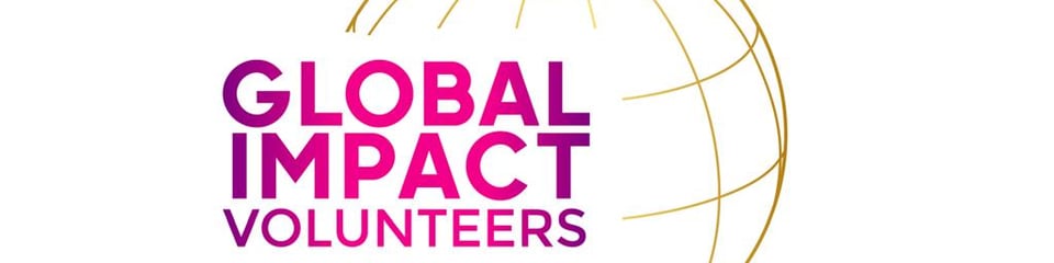 Global Impact volunteers banner