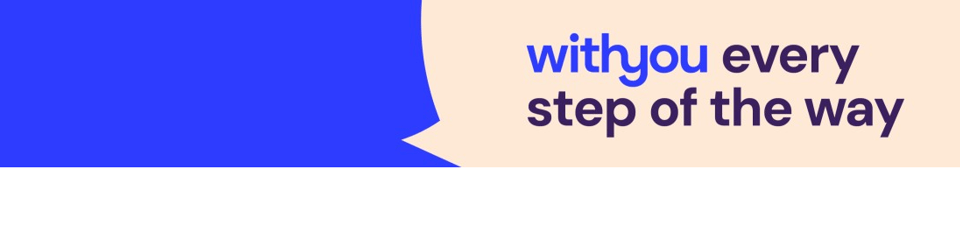 We Are With You banner